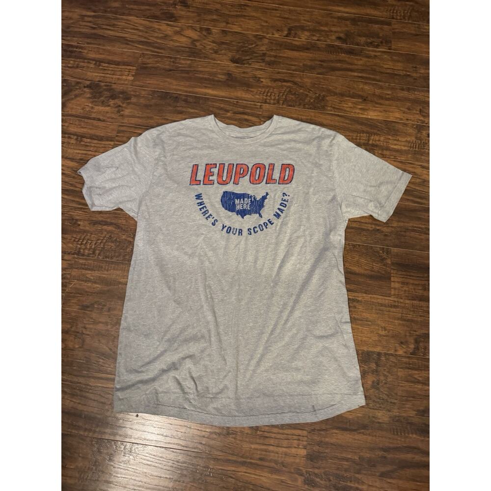 Leupold American Original T-Shirt Dark Heather Gray Men’s XXL